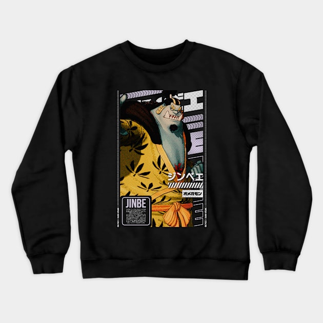 KNIGHT OF THE SEA | ANIME STARS Crewneck Sweatshirt by Black Kitsune Argentina